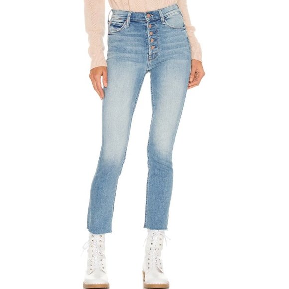 Mother Denim Pixie Dazzler Ankle Fray Au Revoir Size 26 New w/o Tags - Picture 1 of 4